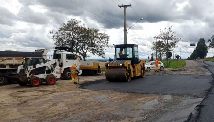  DER/PR promove melhorias na PR-459 entre Pinhão e Reserva do Iguaçu